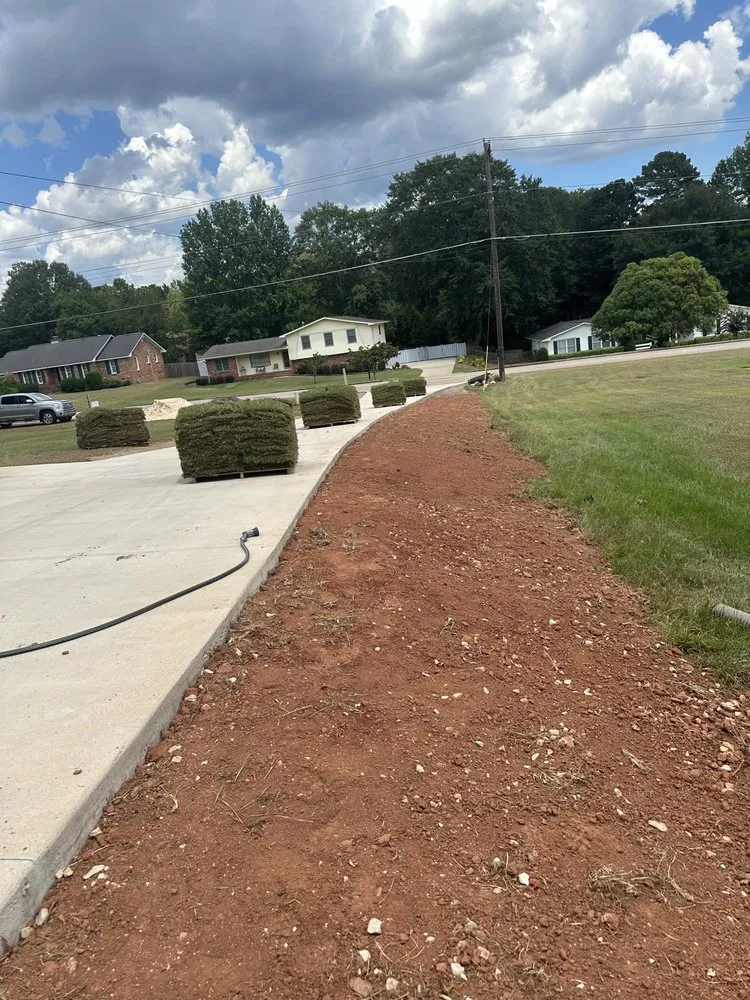 Affordable landscape installation in Auburn, AL by Calvert Contracting