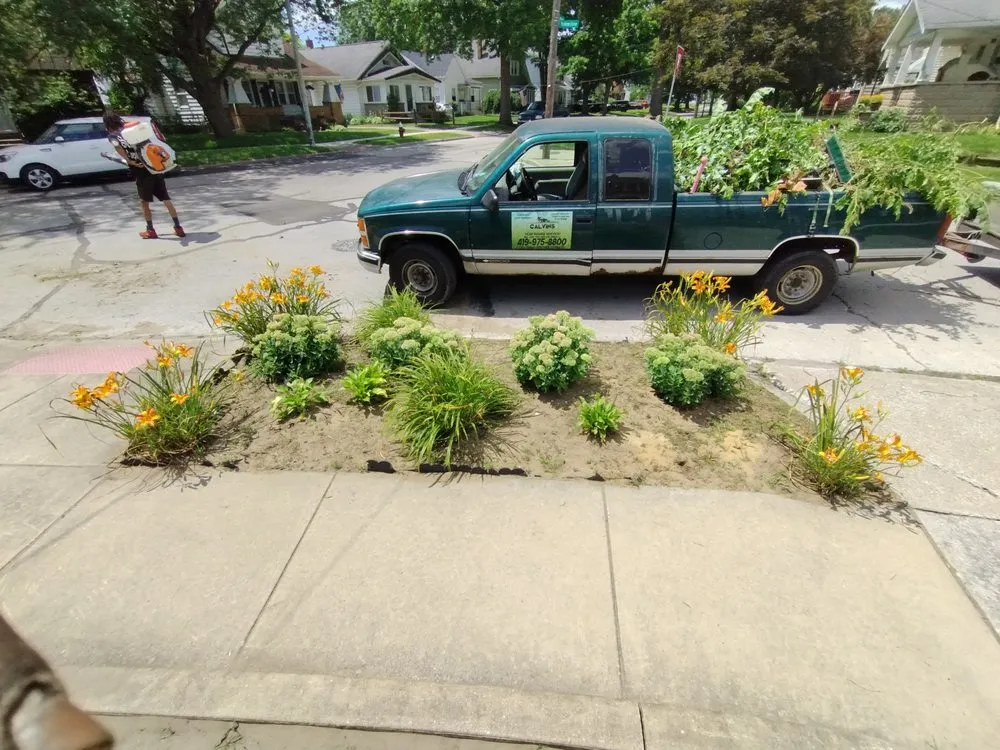 Professional garden landscaping for residential properties across Toledo, OH - Calvin's Lawn Service & More
