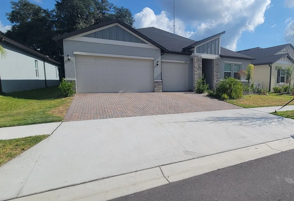 Custom landscape design in Tampa Bay, FL by Calvin's Mowing Service