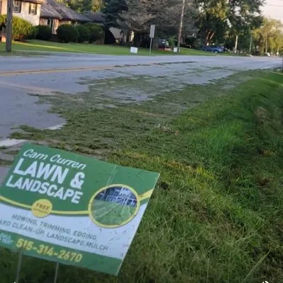 Cam Curren Lawn Care Service Logo
