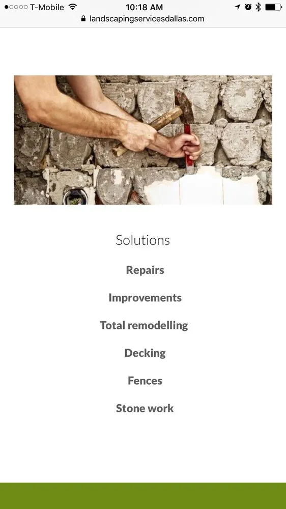 Custom yard cleanup service near you in Dallas, TX by Camacho Building and Landscaping