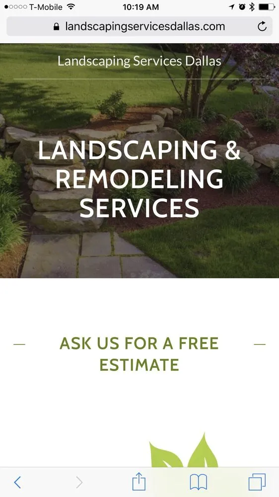 Local residential landscaping with custom design in Dallas, TX by Camacho Building and Landscaping