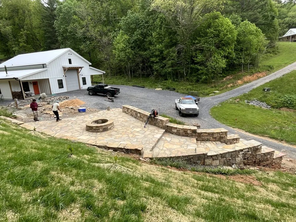 Local landscape installation for outdoor upgrades in Waynesville, NC by Camacho Landscaping