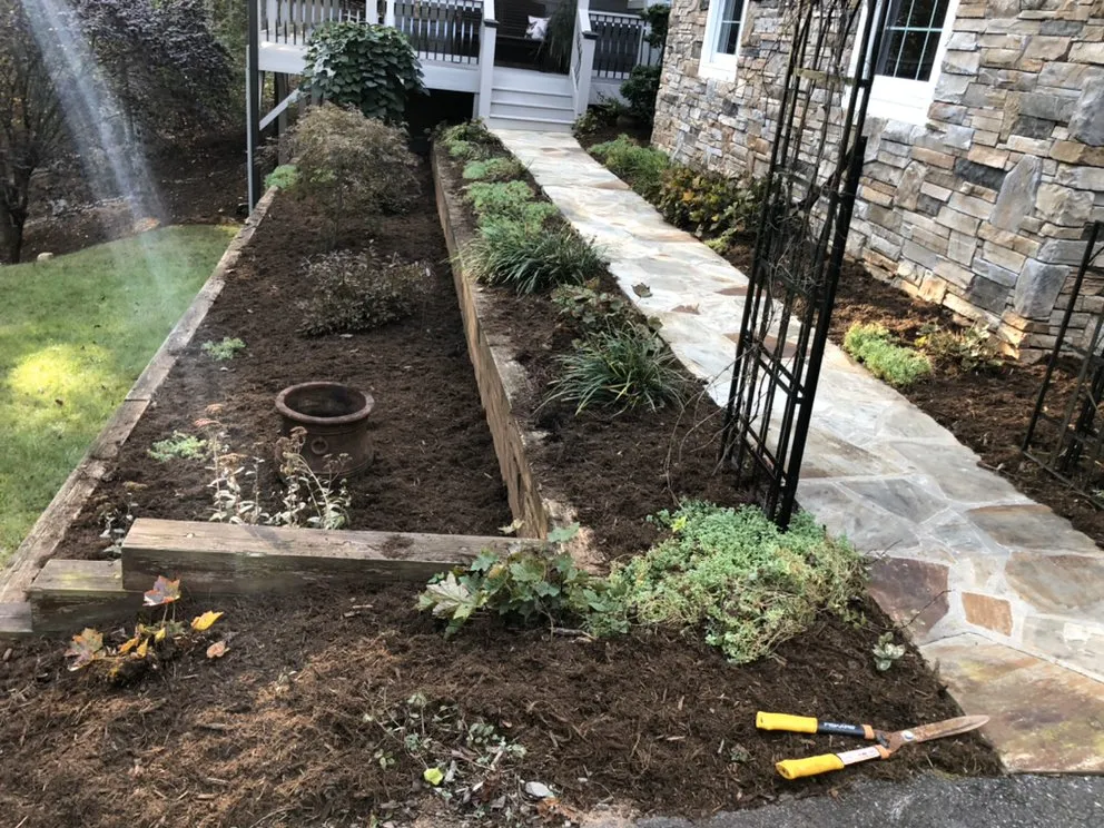 Affordable lawn mowing service for residential properties in Waynesville, NC by Camacho Landscaping