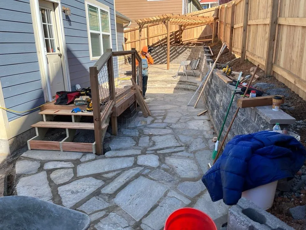 Professional yard maintenance for residential properties in Waynesville, NC by Camacho Landscaping