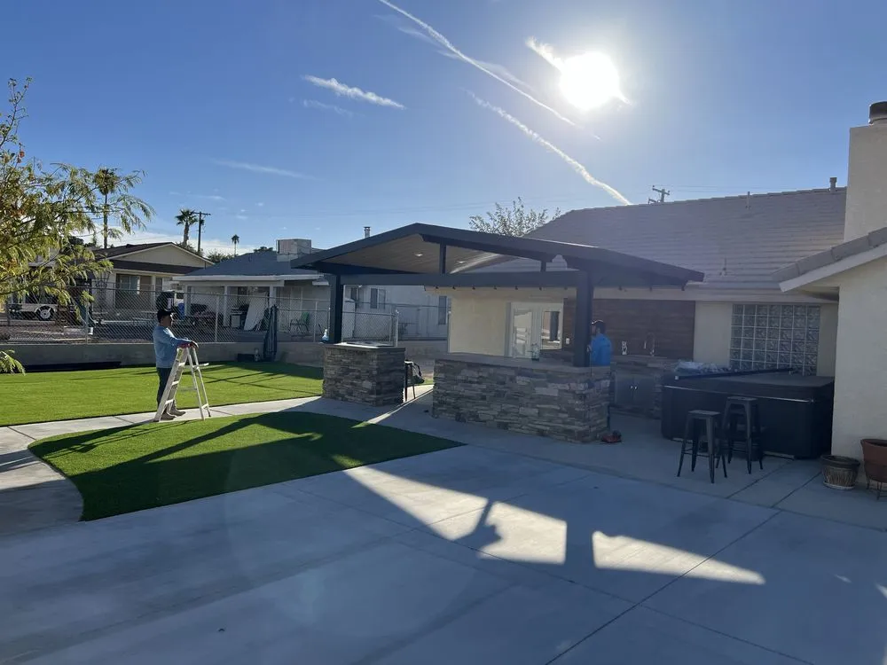 Trusted outdoor landscaping in Barstow, CA by Camacho Prolific Renovations