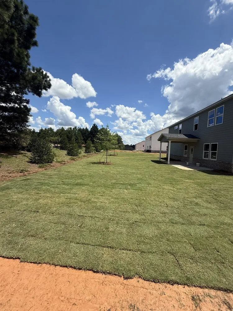 Professional yard cleanup service for year-round maintenance in Lawrenceville, GA by Camacho Scapes