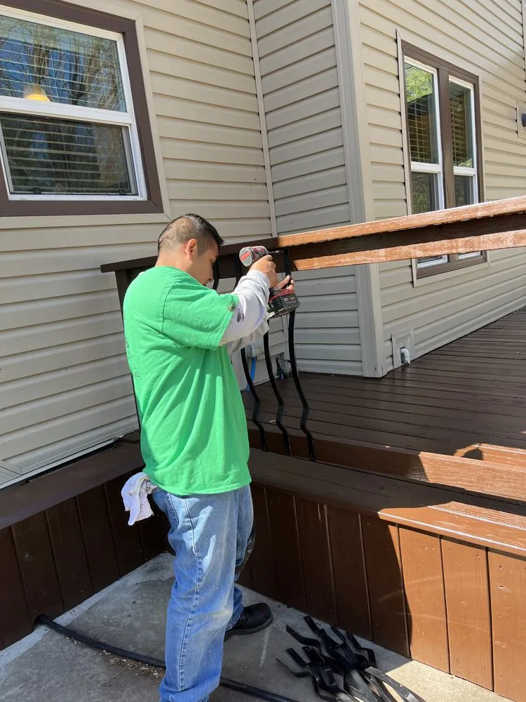 Custom lawn mowing service for residential properties in Augusta, KS by Camacho's Handyman Service