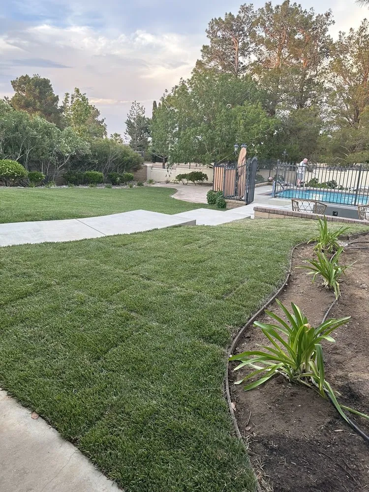 Custom outdoor landscaping for homes across Lancaster, CA - Camarena Landscapes