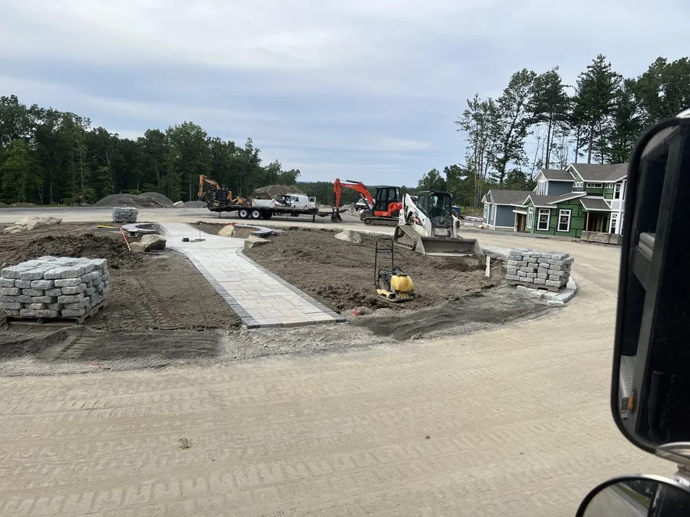 Local landscape installation in Londonderry, NH - Camco Landscaping