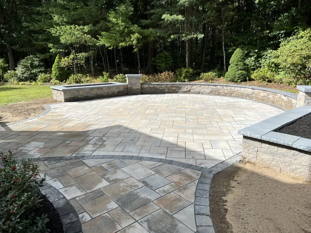 Expert landscape installation for residential properties in Londonderry, NH by Camco Landscaping