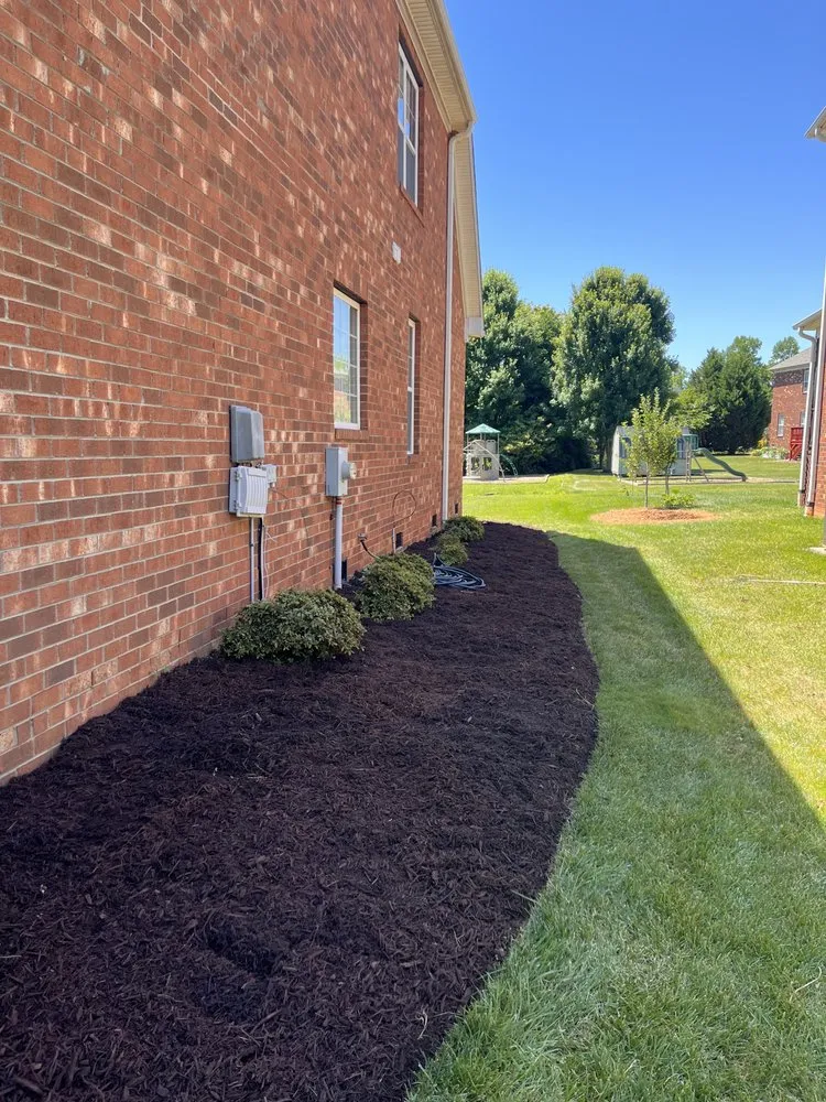 Custom residential landscaping near you in Winston-Salem, NC by Camel City Mulch & Gravel