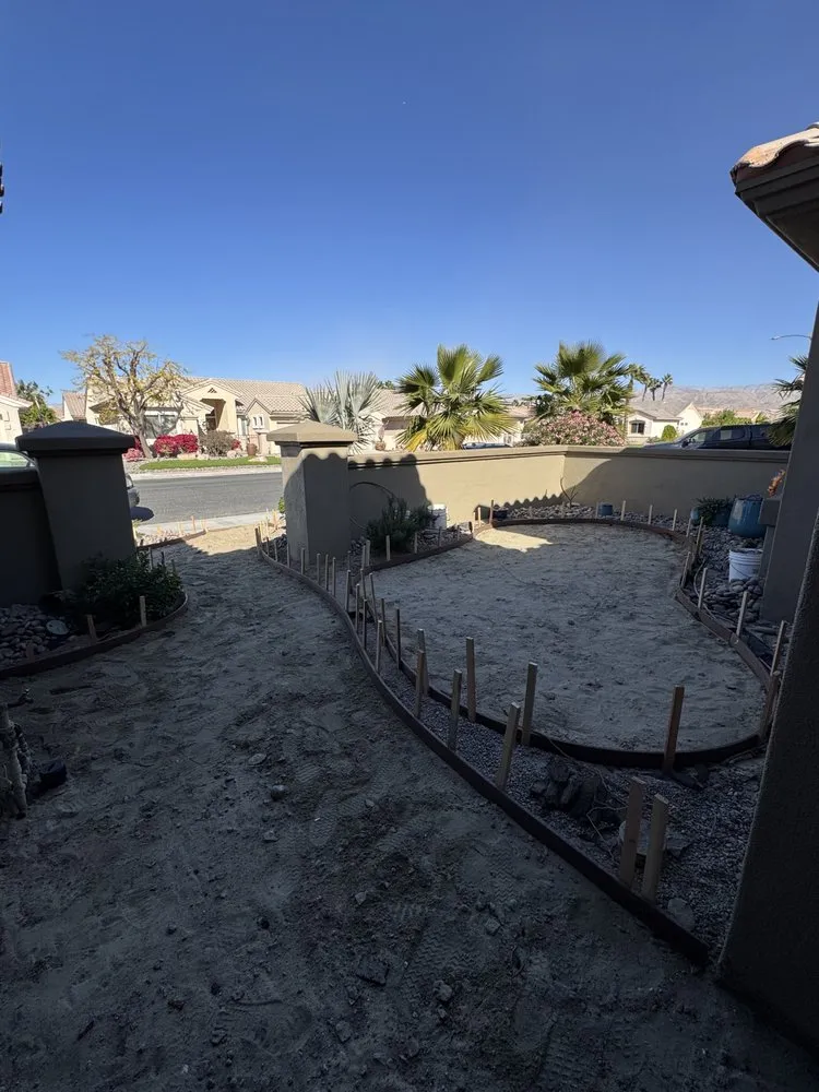 Custom outdoor landscaping near you in Palm Springs, CA by Camel Desert Landscape