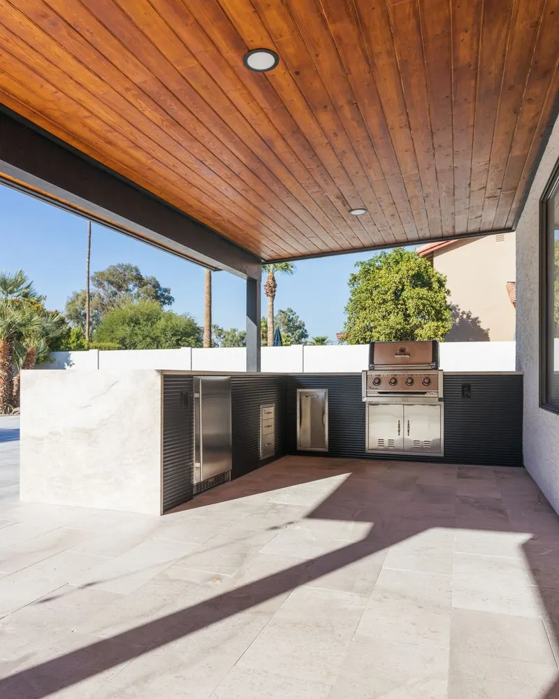 Reliable lawn mowing service with custom design in Scottsdale, AZ by Camelback Hardscapes