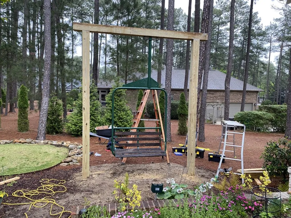 Affordable lawn mowing service for beautiful yards in Aberdeen, NC by Cameron’s Home Improvement