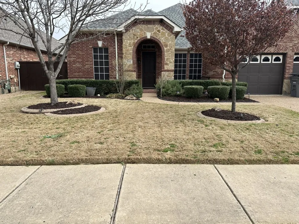 Reliable landscape design for year-round maintenance in Little Elm, TX by Camero’s Lawncare