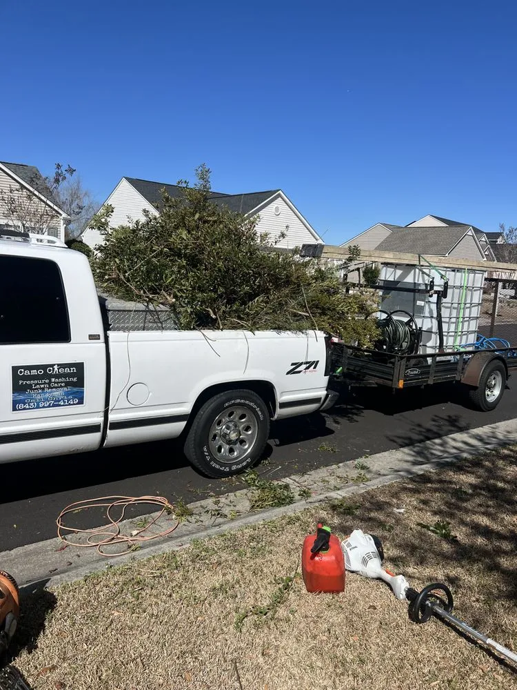 Custom outdoor landscaping in Johnsonville, SC - Camo Clean
