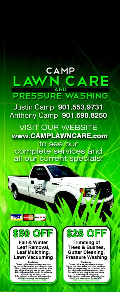 Top-rated yard cleanup service experts serving Hernando, MS - Camp Lawn Care, Landscaping, & Tree Services