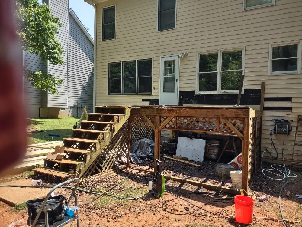 Affordable yard maintenance for residential properties in Acworth, GA by Campbell Fencing & Landscapes