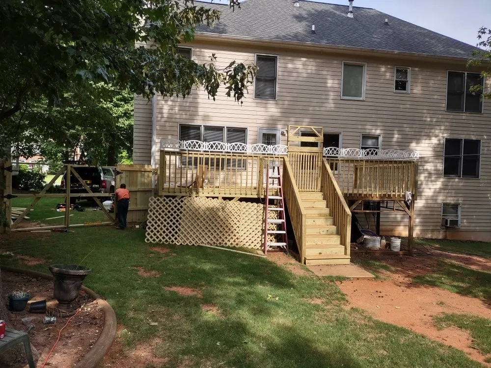 Affordable garden landscaping for homes in Acworth, GA by Campbell Fencing & Landscapes