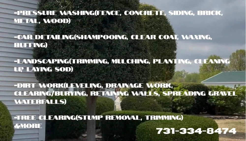 Custom landscape design for residential properties in Newbern, TN by Campbell’s Pressure Washing