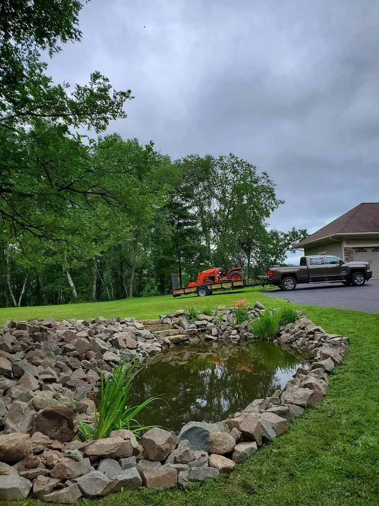 Custom outdoor landscaping for homes in Stillwater, MN by Campbell's Welding and Landscaping