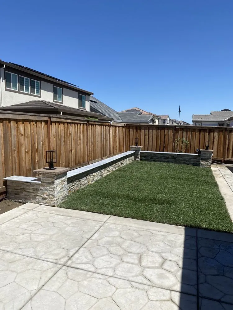 Affordable garden landscaping in Stockton, CA by Campos Concrete And Landscape