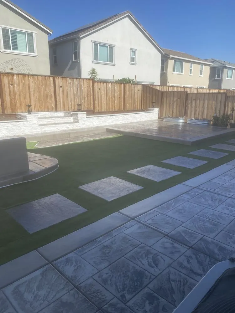 Custom landscape installation near you across Stockton, CA - Campos Concrete And Landscape