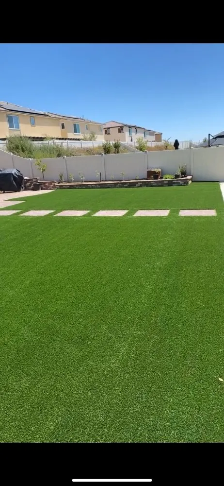 Professional outdoor landscaping for residential properties in Menifee, CA by Campos Construction