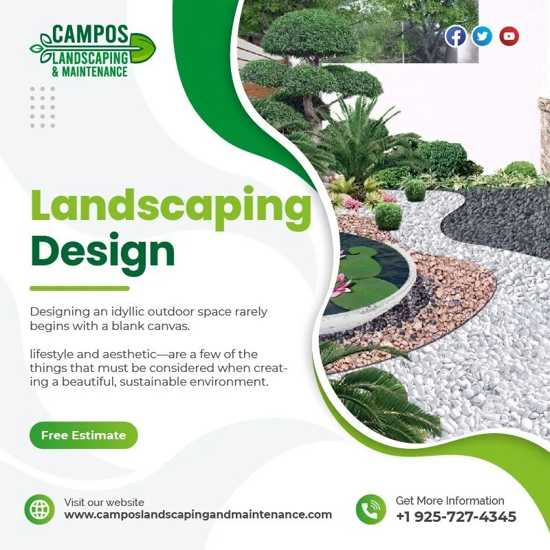 Affordable yard maintenance for year-round maintenance in Antioch, CA by Campos Landscaping and Tree Service