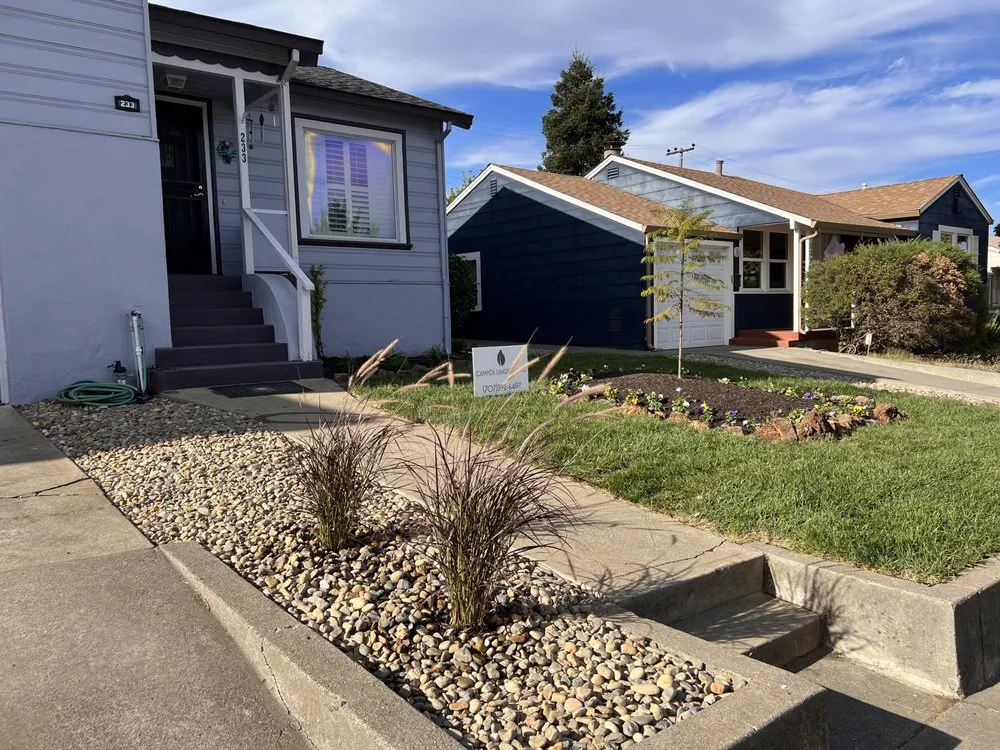 Custom residential landscaping for outdoor upgrades in Suisun City, CA by Campos Landscaping