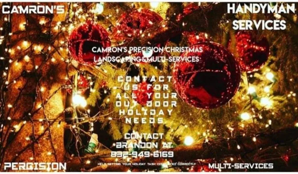 Professional landscape design near you across Houston, TX - Camron's Precision Landscaping Multi Services