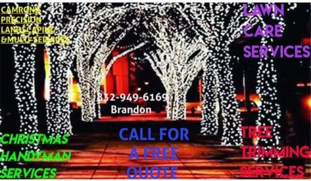 Local lawn care service for residential properties in Houston, TX by Camron's Precision Landscaping Multi Services