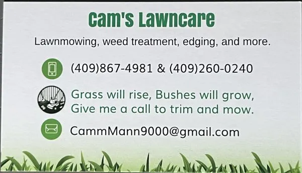 Cam’s Lawncare Logo
