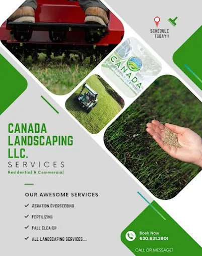 Custom landscape design in Aurora, IL by Canada Landscaping