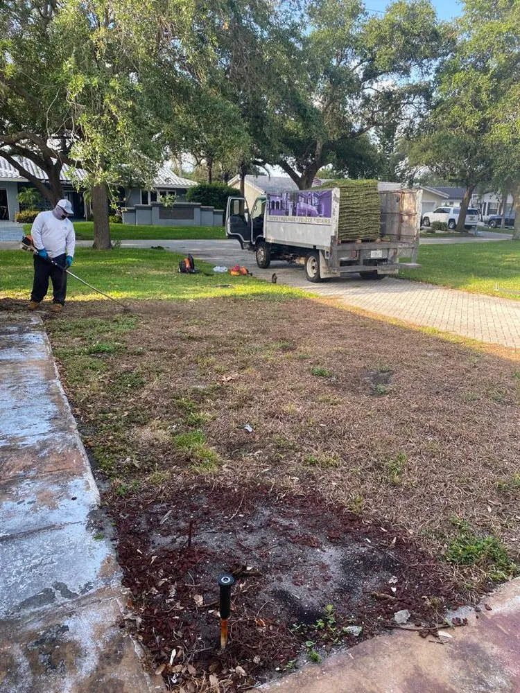 Professional yard cleanup service for outdoor upgrades in Plantation, FL by Canaima Landscape Landscaping and Design