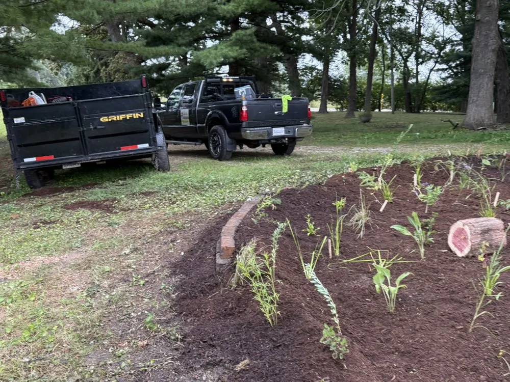 Expert garden landscaping with custom design across Burbank, IL - Cande Native Landscape