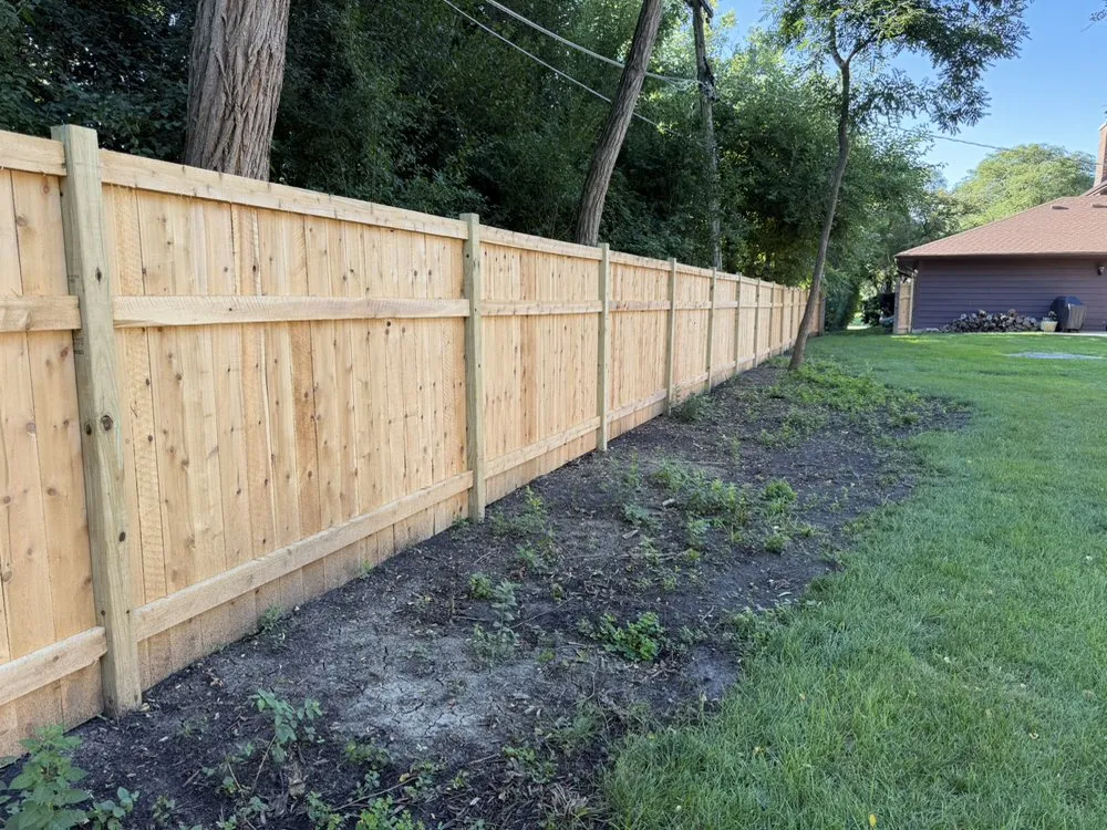 Local landscape installation with custom design across Burbank, IL - Cande Native Landscape