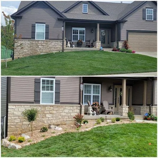Professional outdoor landscaping in St. Charles, MO by Candid Land Maintenance