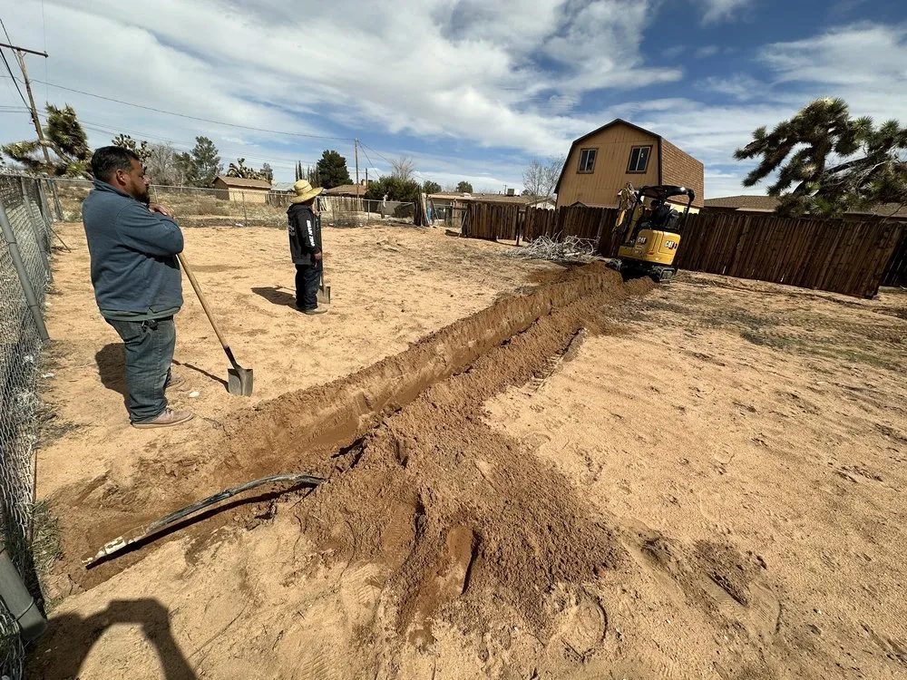 Expert outdoor landscaping in Hesperia, CA by Canelo R Bobcat Work
