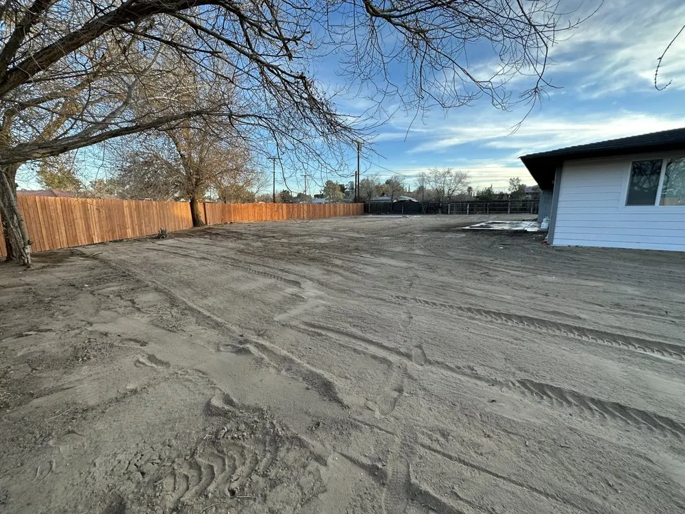 Affordable outdoor landscaping in Hesperia, CA by Canelo R Bobcat Work