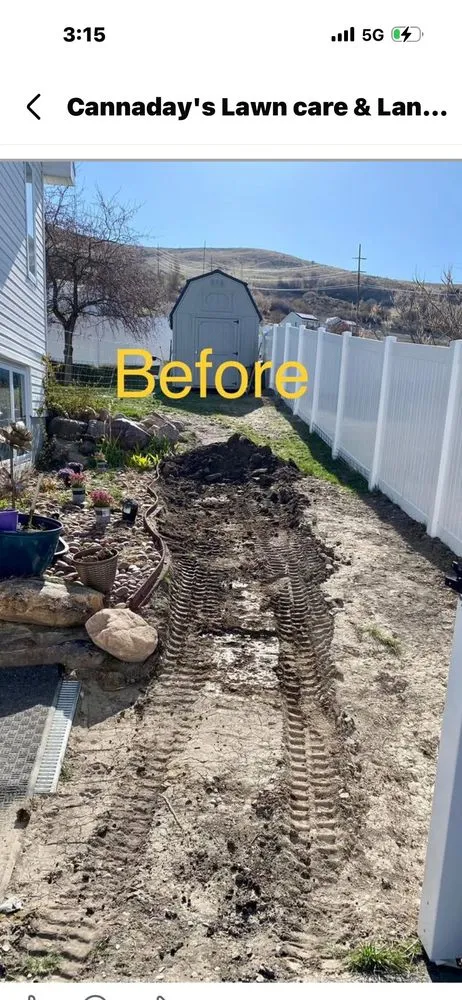 Professional landscape installation for outdoor upgrades in Nibley, UT by Cannaday's Lawn care & Landscaping
