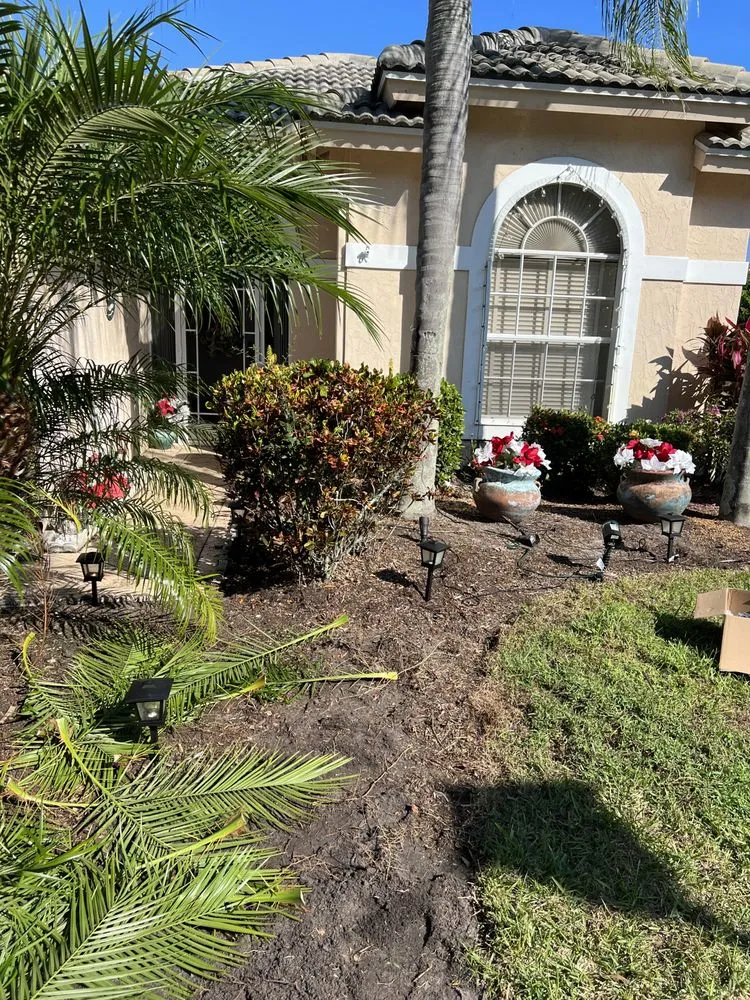 Custom outdoor landscaping in Port Saint Lucie, FL by Cano Landscaping & More
