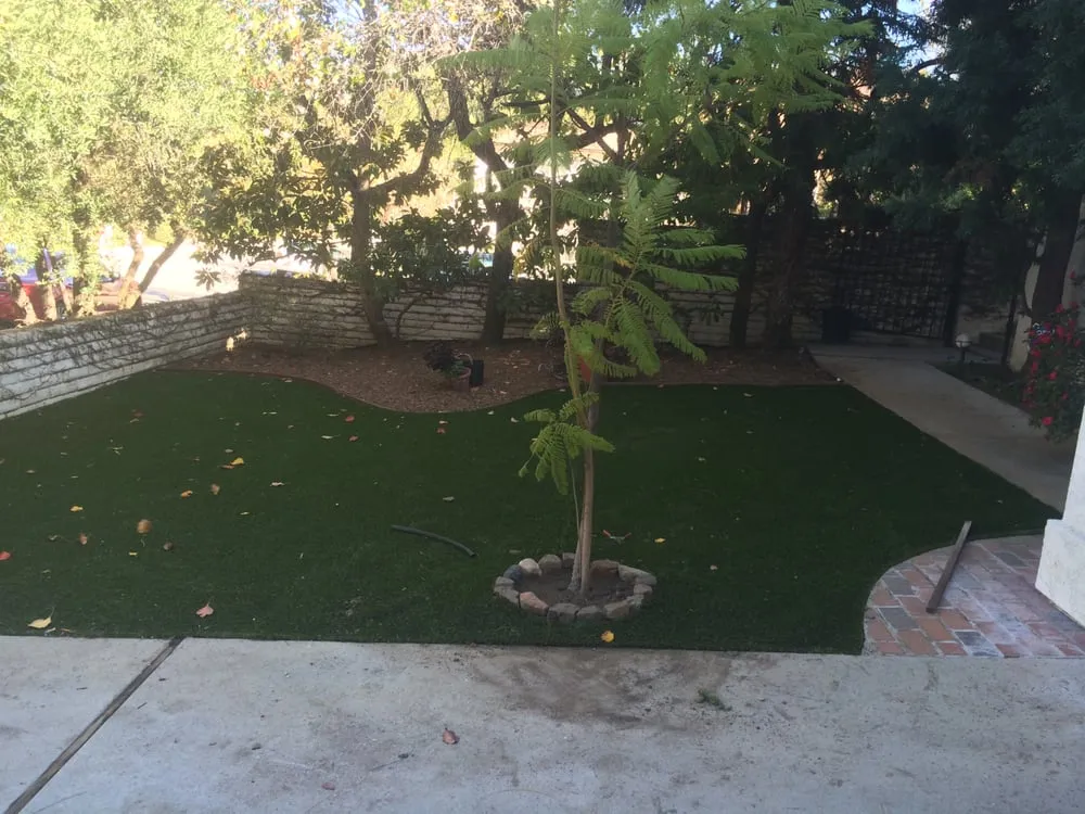 Custom garden landscaping with custom design across Santa Barbara, CA - Canos Landscaping