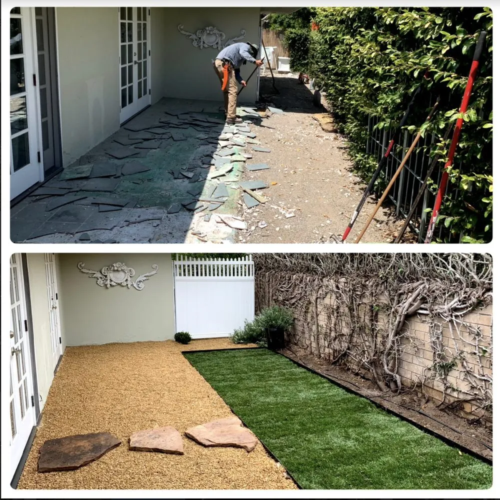 Custom yard cleanup service in Santa Barbara, CA - Canos Landscaping