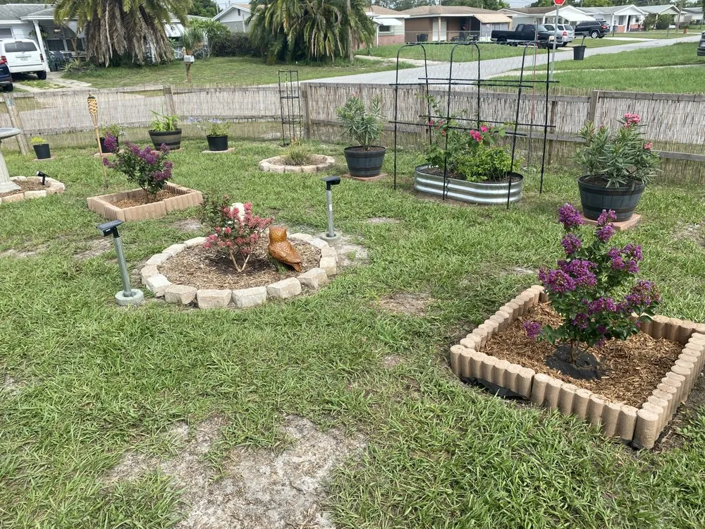 Affordable landscape installation in Hudson, FL by Canterbury Farms Wholesale Nursery