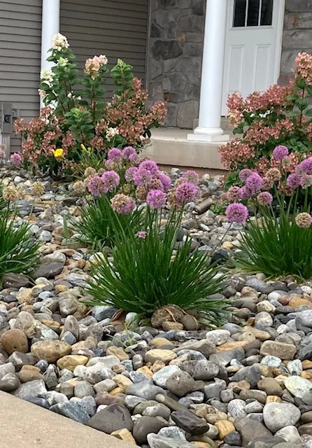 Custom landscape installation in Gilbertsville, PA - Canyon Creek Landscapes