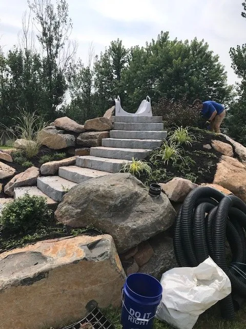 Trusted landscape installation for residential properties in Gilbertsville, PA by Canyon Creek Landscapes