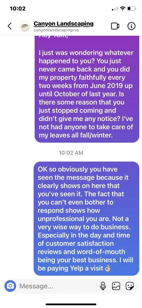 Professional lawn mowing service in Richmond, VA by Canyon Landscaping