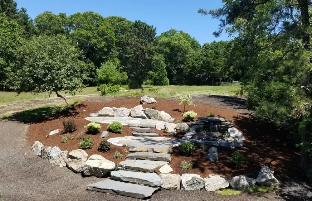 Custom residential landscaping in Harwich, MA by Cape Coastal Landscaping
